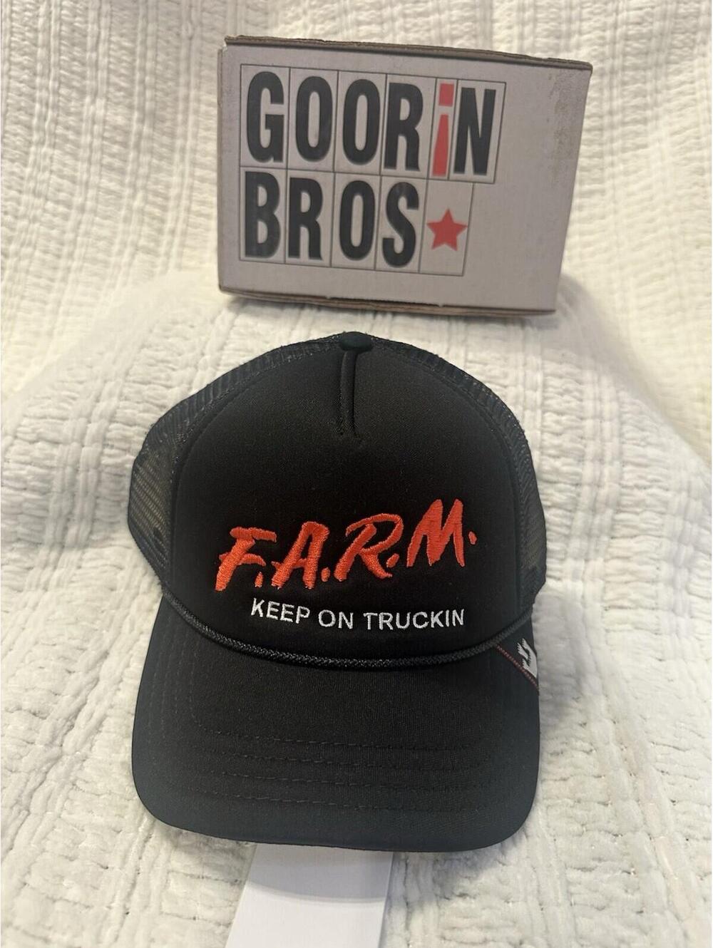 Goorin Bros The Farm Keep On Truckin Snapback Trucker Hat Brand New With Tags